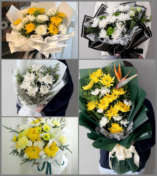 贵州毕节市七星关区对坡镇杉寨村白事花束代送